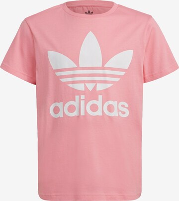 ADIDAS ORIGINALS Shirt 'Trefoil' in Pink: front