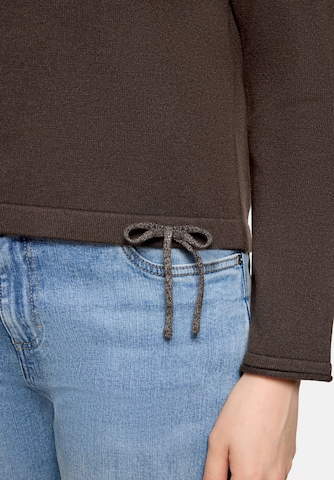 Cartoon Pullover in Braun