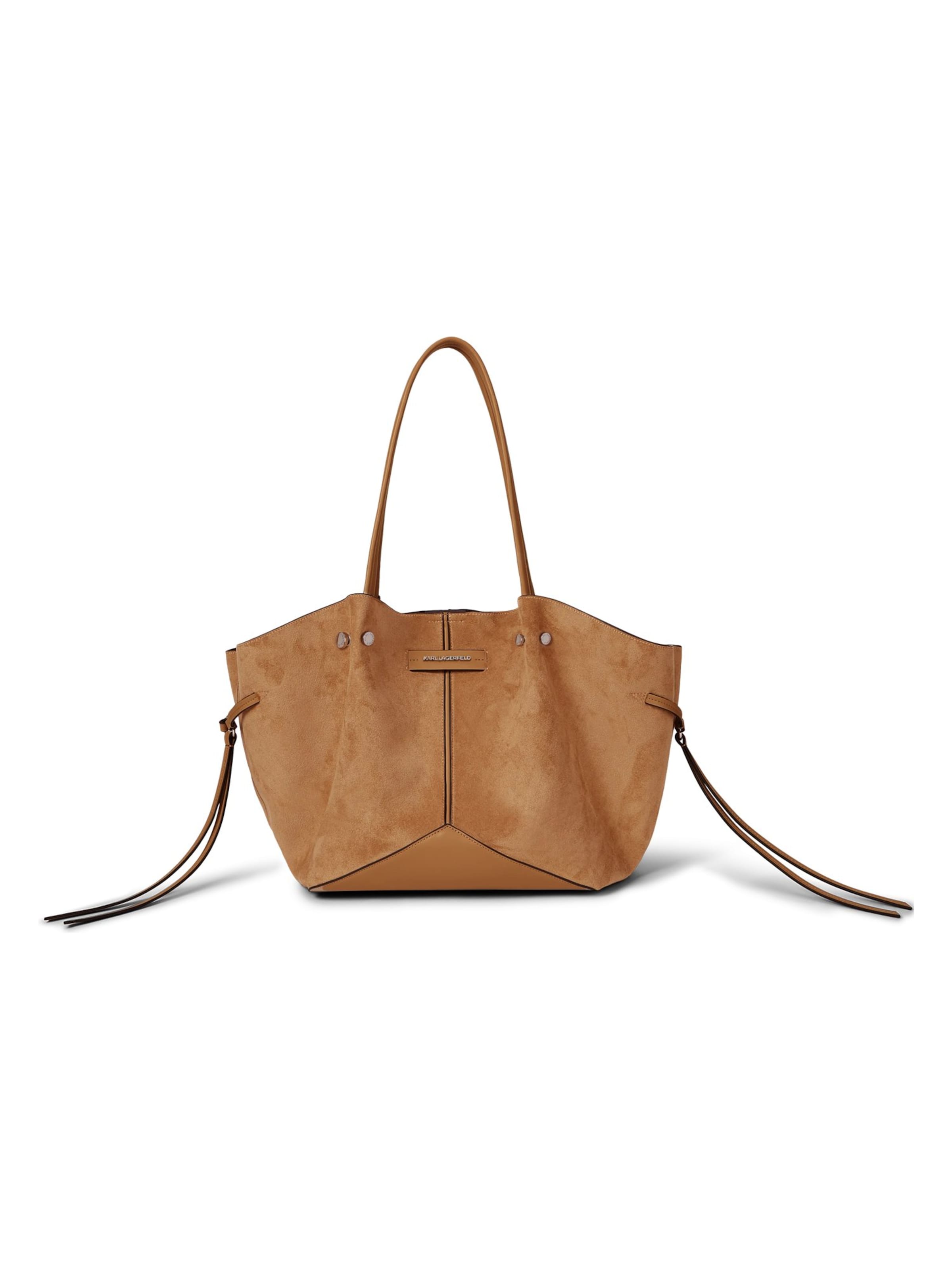 Karl Lagerfeld Buideltas in Bruin: voorkant