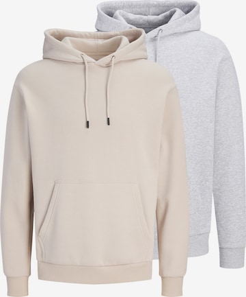 JACK & JONES Sweatshirt 'Bradley' in Zilver: voorkant