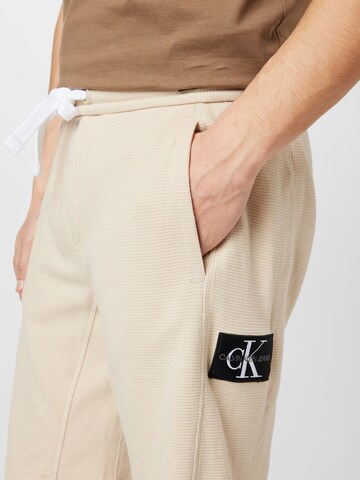 regular Pantaloni di Calvin Klein Jeans in beige