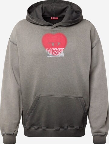 DIESEL Sweatshirt 'S-BOXT-N10' in Black: front