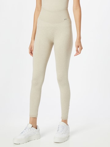 aim'n Skinny Sportbroek in Beige: voorkant