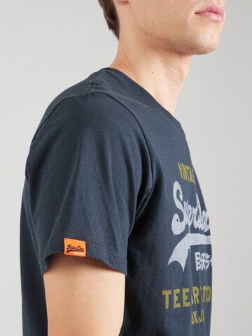 Maglietta 'Heritage' di Superdry in blu