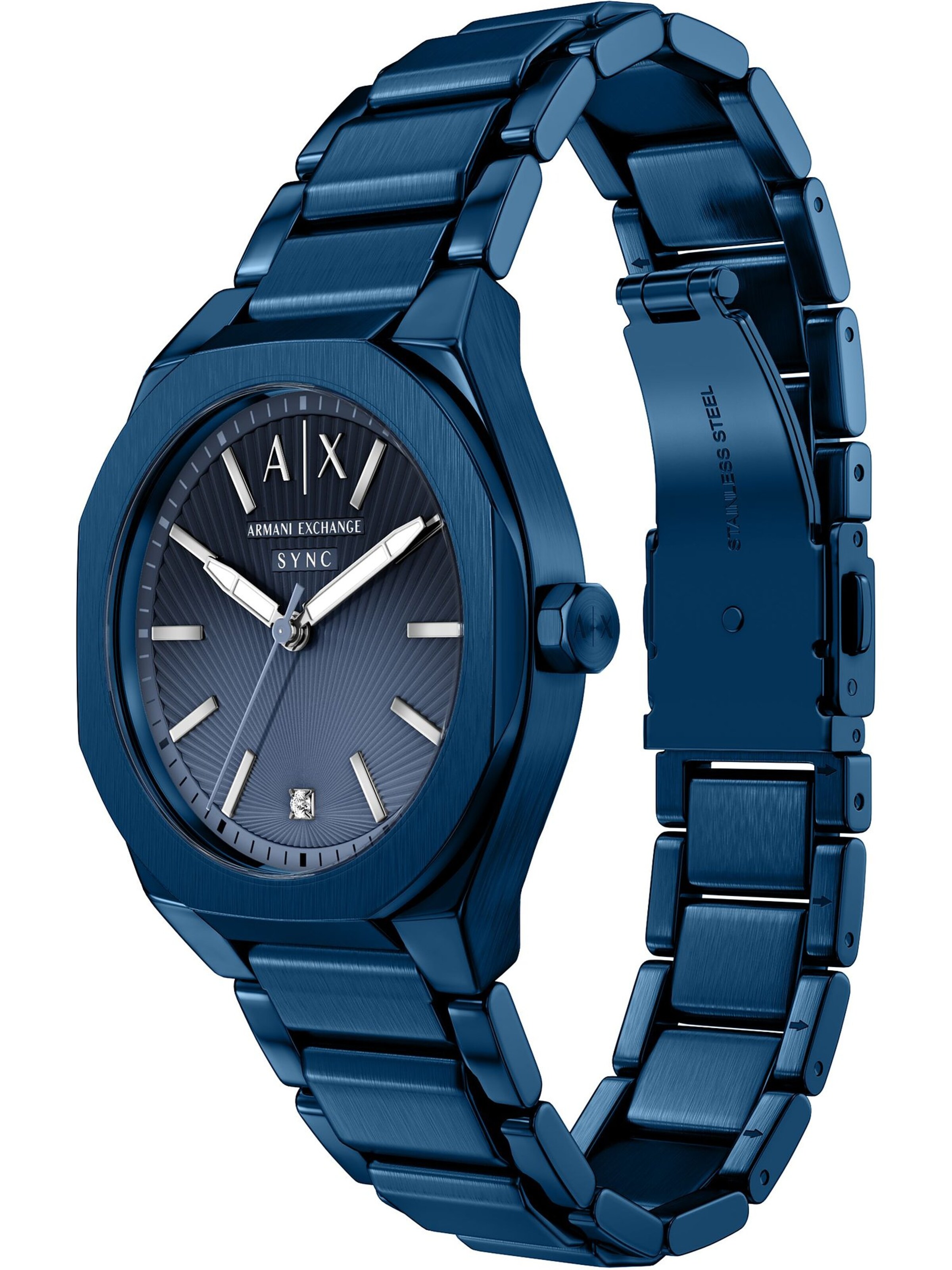 ARMANI EXCHANGE Analoguhr in Blau