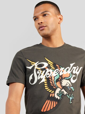 T-Shirt Superdry en gris