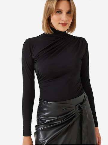 T-shirt Bianco Lucci en noir