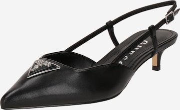 GUESS - Sapatos abertos atrás 'JESSON' em preto: frente