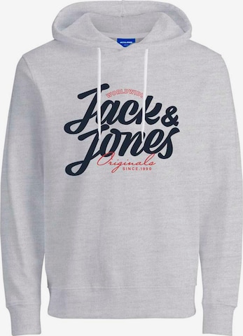 JACK & JONES Majica 'JORList' | siva barva: sprednja stran