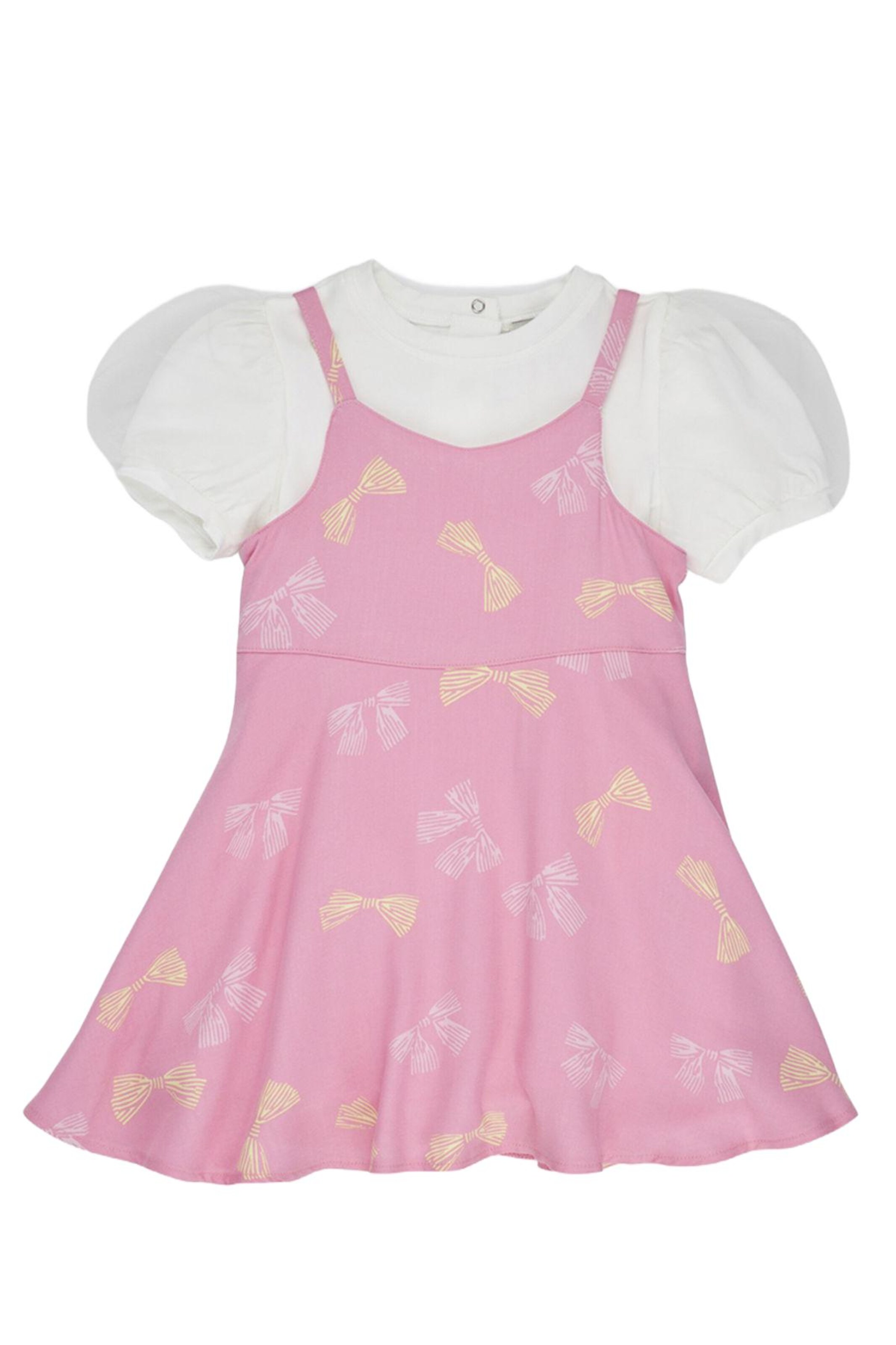 Panço Set in Pink: front