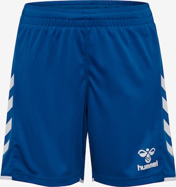 Hummel Workout Pants in Blue: front