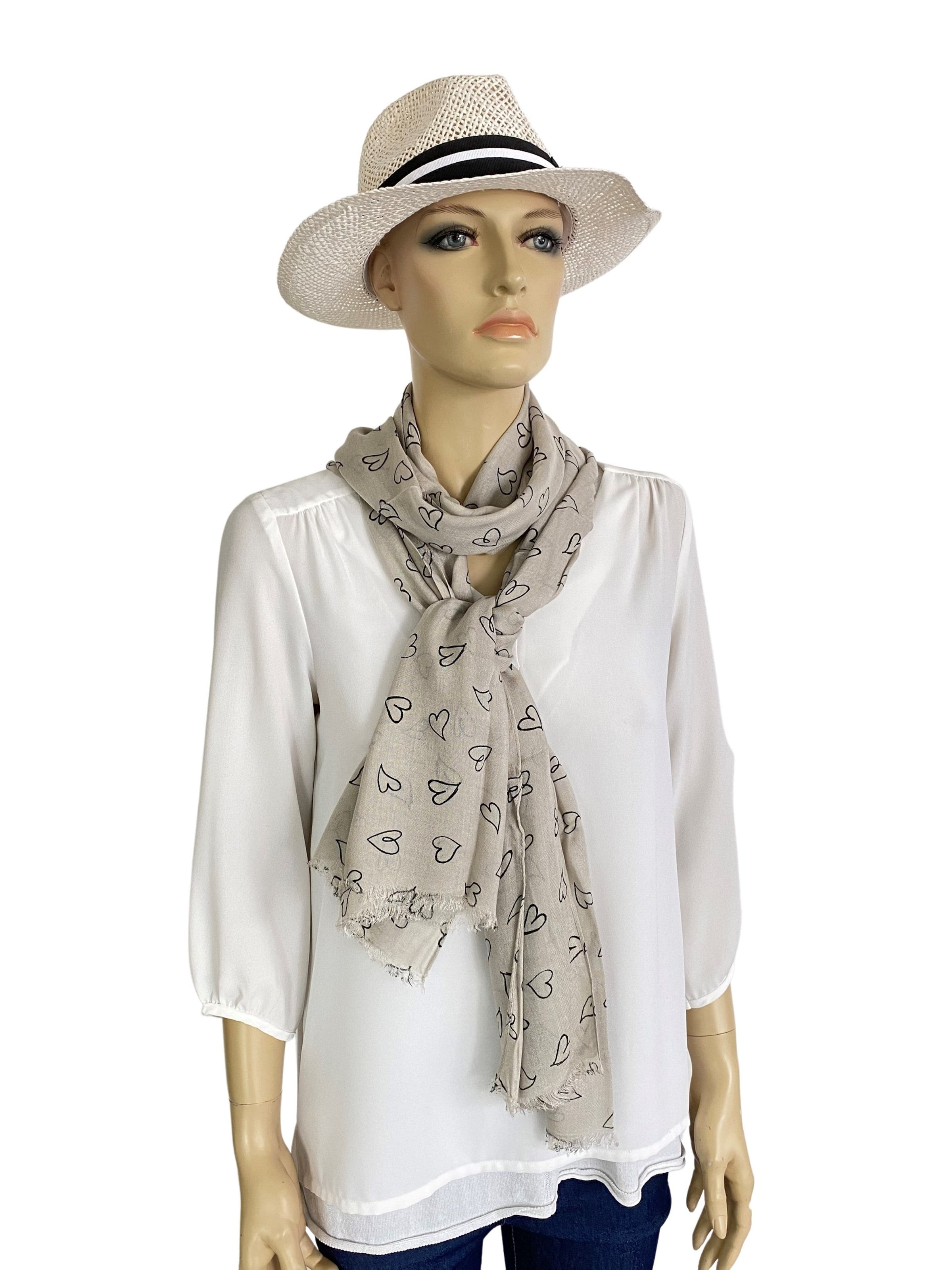 COLLEZIONE ALESSANDRO Scarf 'Babsi' in Grey