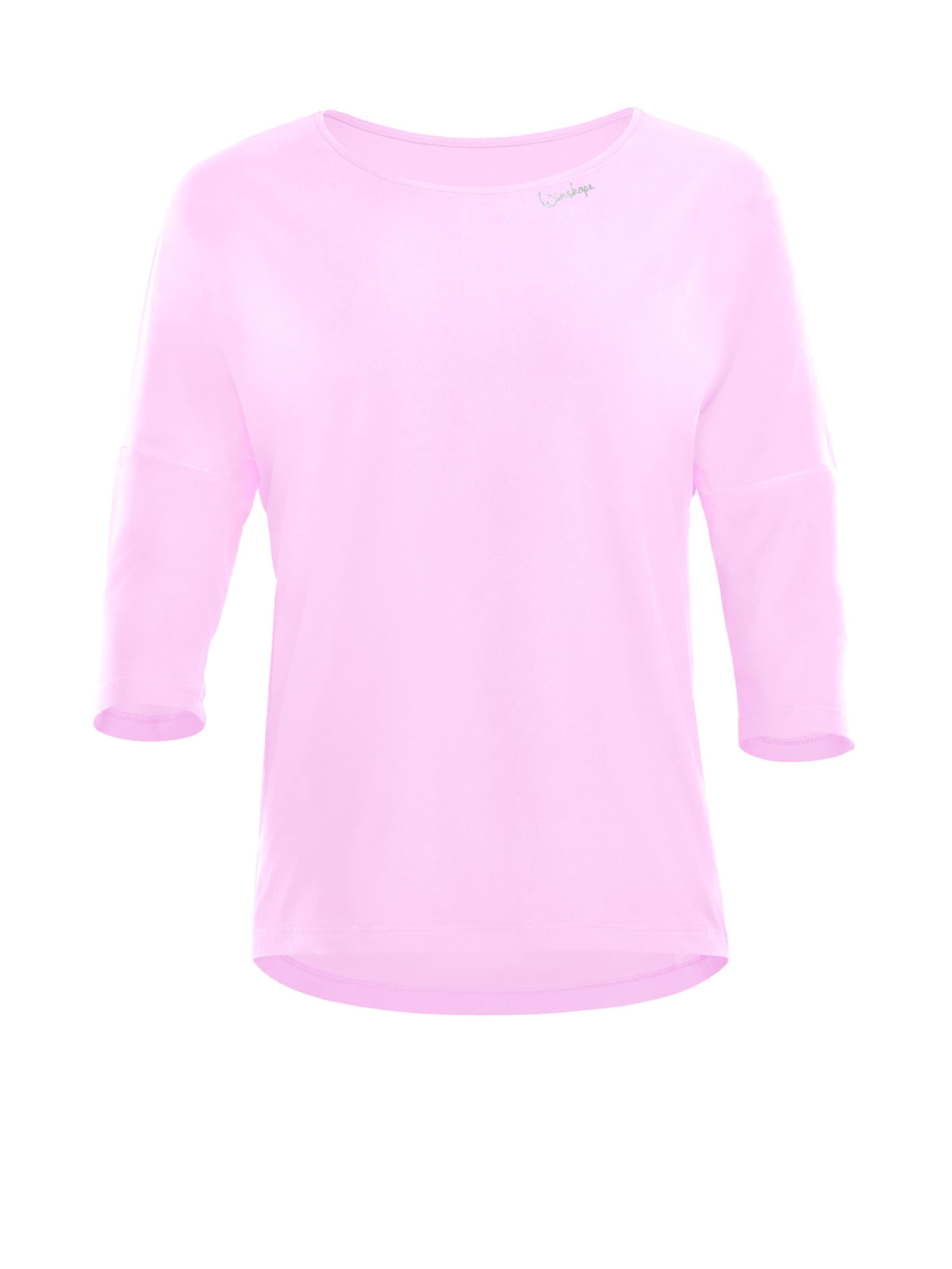 Winshape Λειτουργικό μπλουζάκι 'DT111LS' σε ροζ: μπροστά