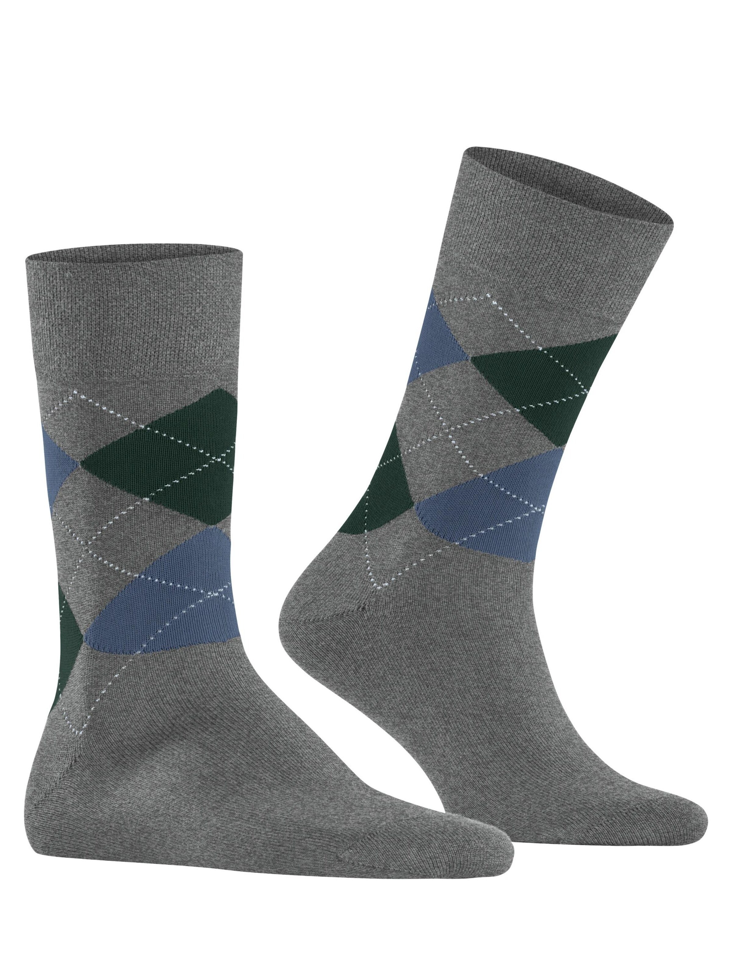 FALKE Socks 'Sensitive Argyle' in Grey