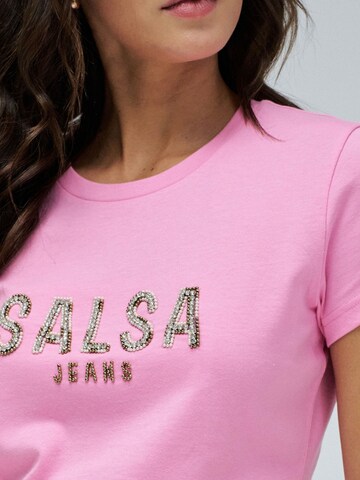 Salsa Jeans T-shirts T-Shirt in Pink