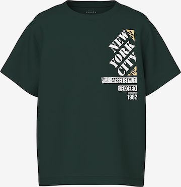 NAME IT Koszulka 'VAGNO' w kolorze zielony: przód