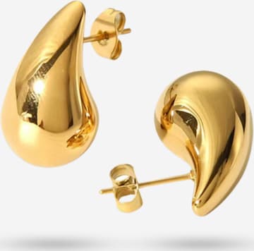 Pure Schmuck Earrings 'Drop Luxury' in Gold: front