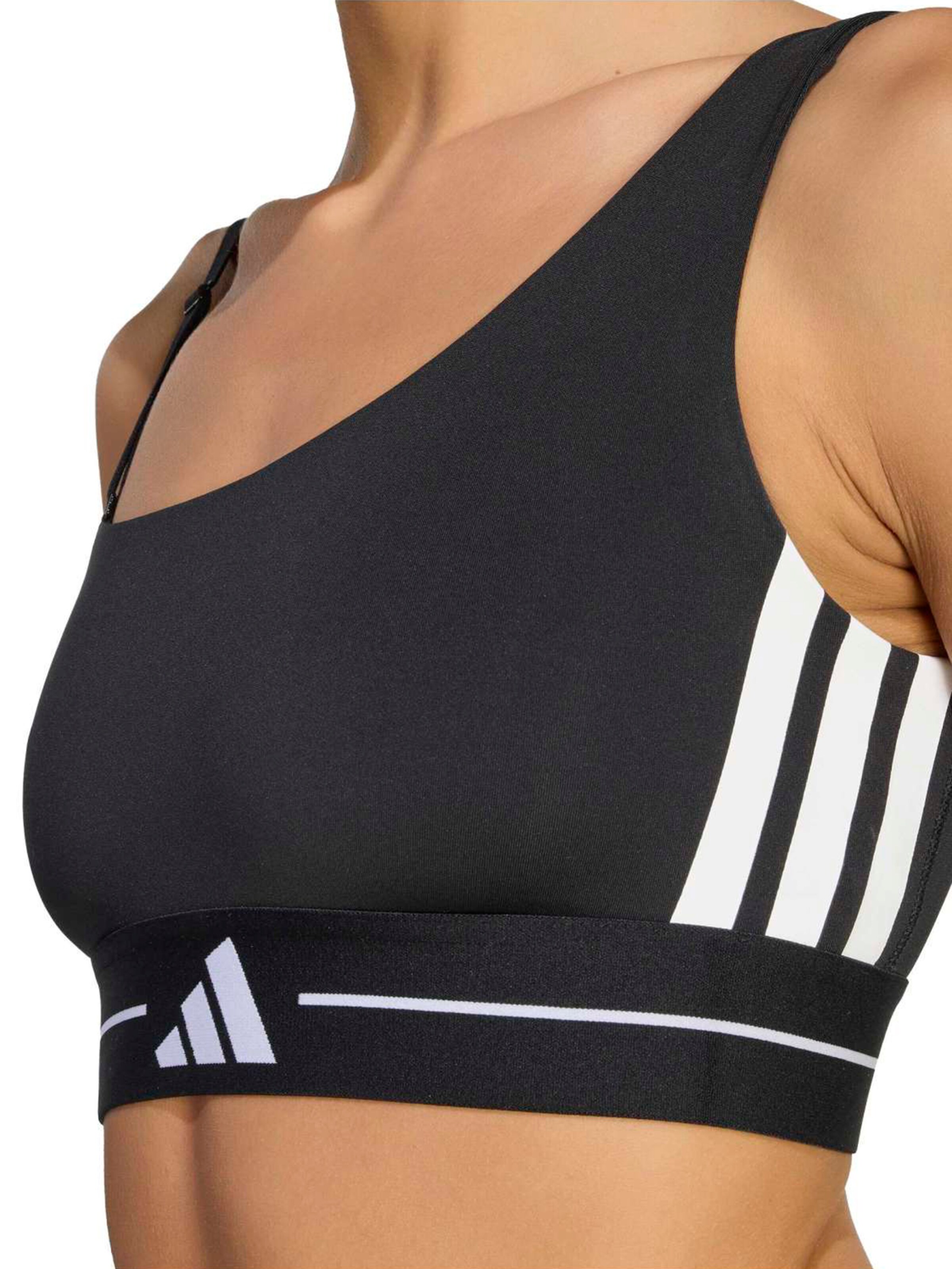 ADIDAS PERFORMANCE Õlapaelteta topp Spordirinnahoidja, värv must