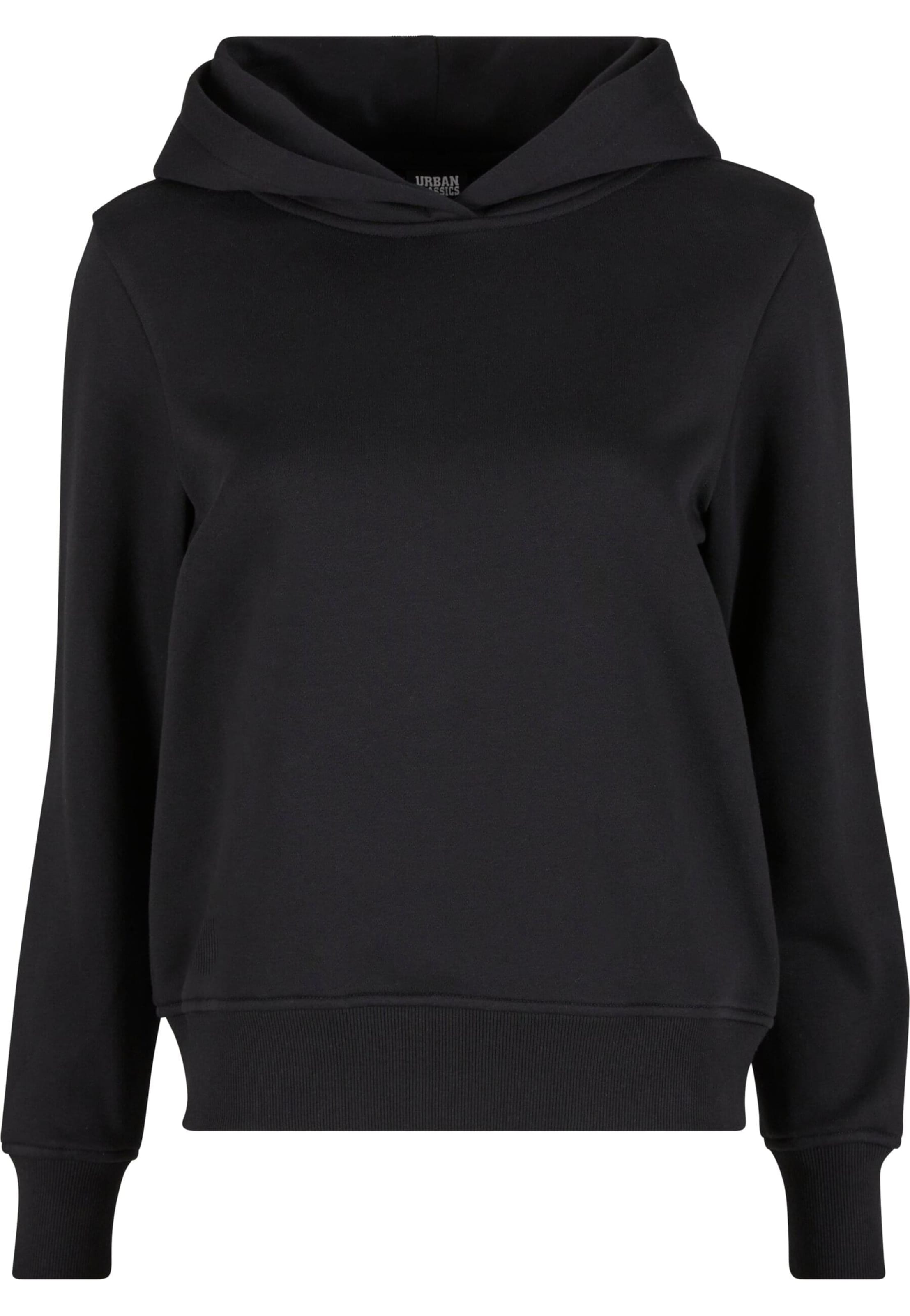 Urban Classics Sweatshirt in Black: front