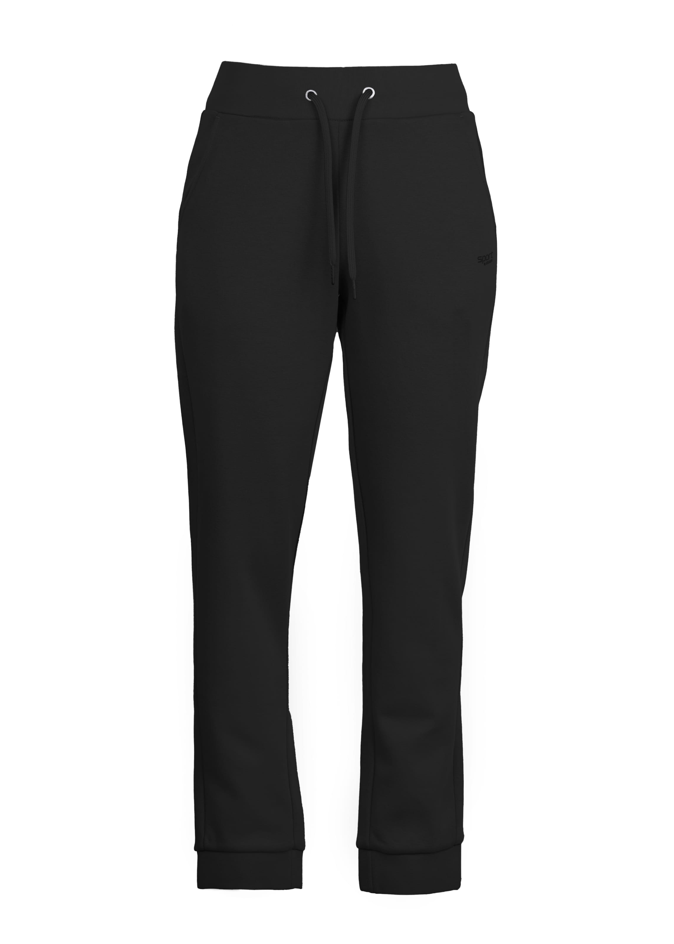 STOOKER WOMEN Slim fit Workout Pants 'Judy II' in Black: front