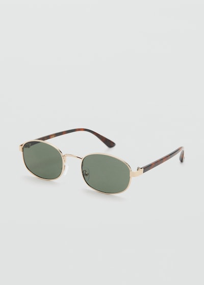 MANGO Lunettes de soleil 'TELENDOS' en One Size en marron / or, Vue avec produit