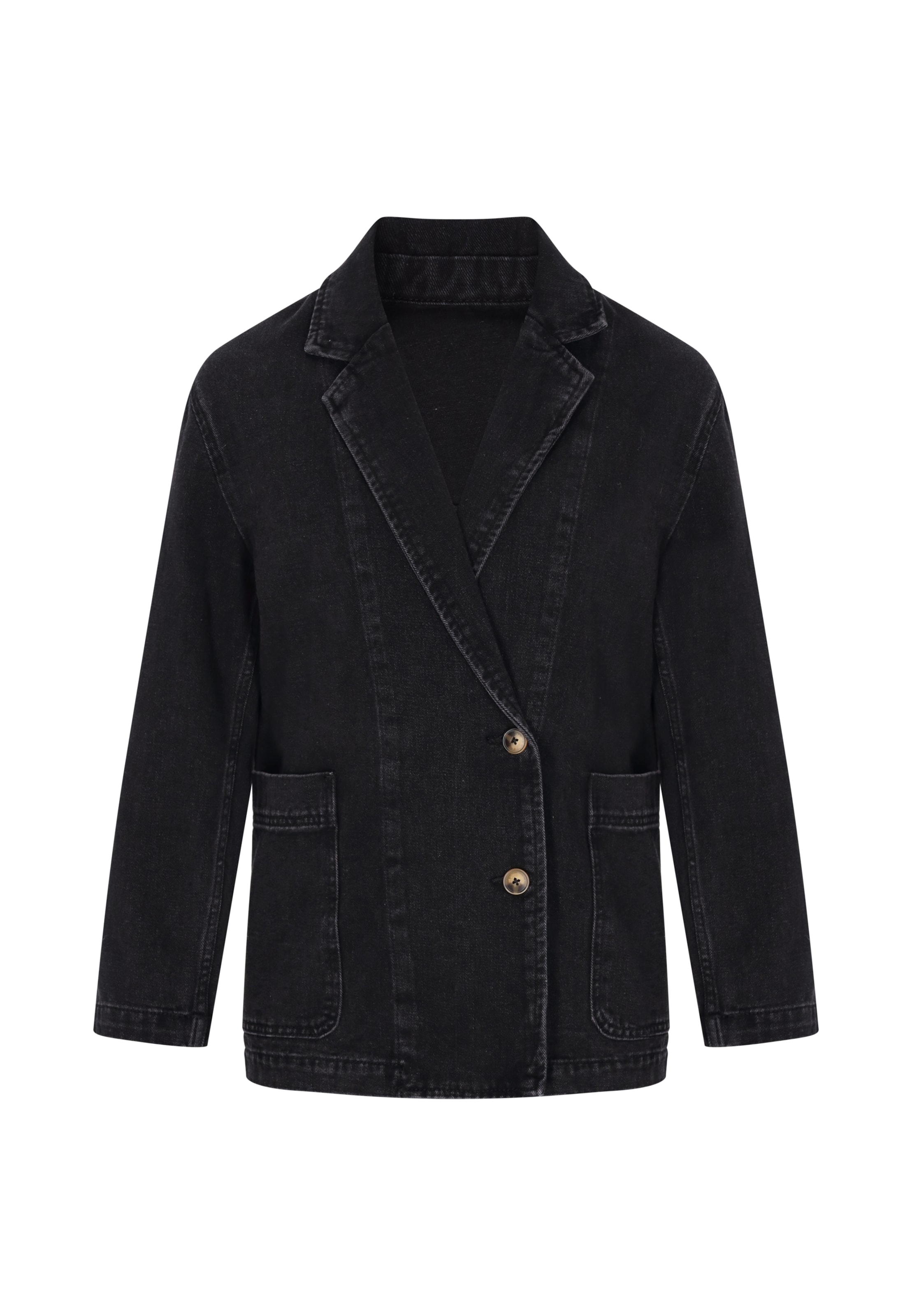 ROCKEASY Блейзър в черно: отпред