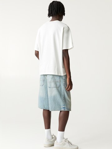 Baggy Jean Pull&Bear en bleu
