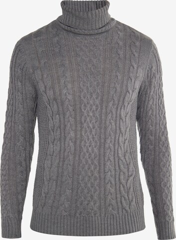 Pull-over MO en gris : devant