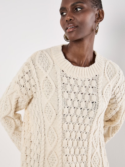 Apricot Dress in Wool white, Item view
