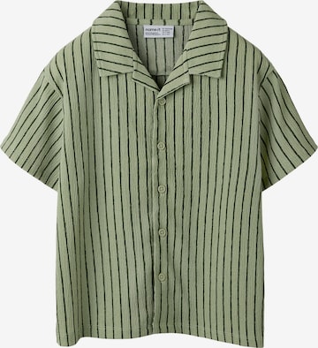NAME IT - Ajuste regular Camisa en verde: frente