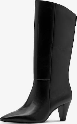 Bottes Tamaris en noir : devant