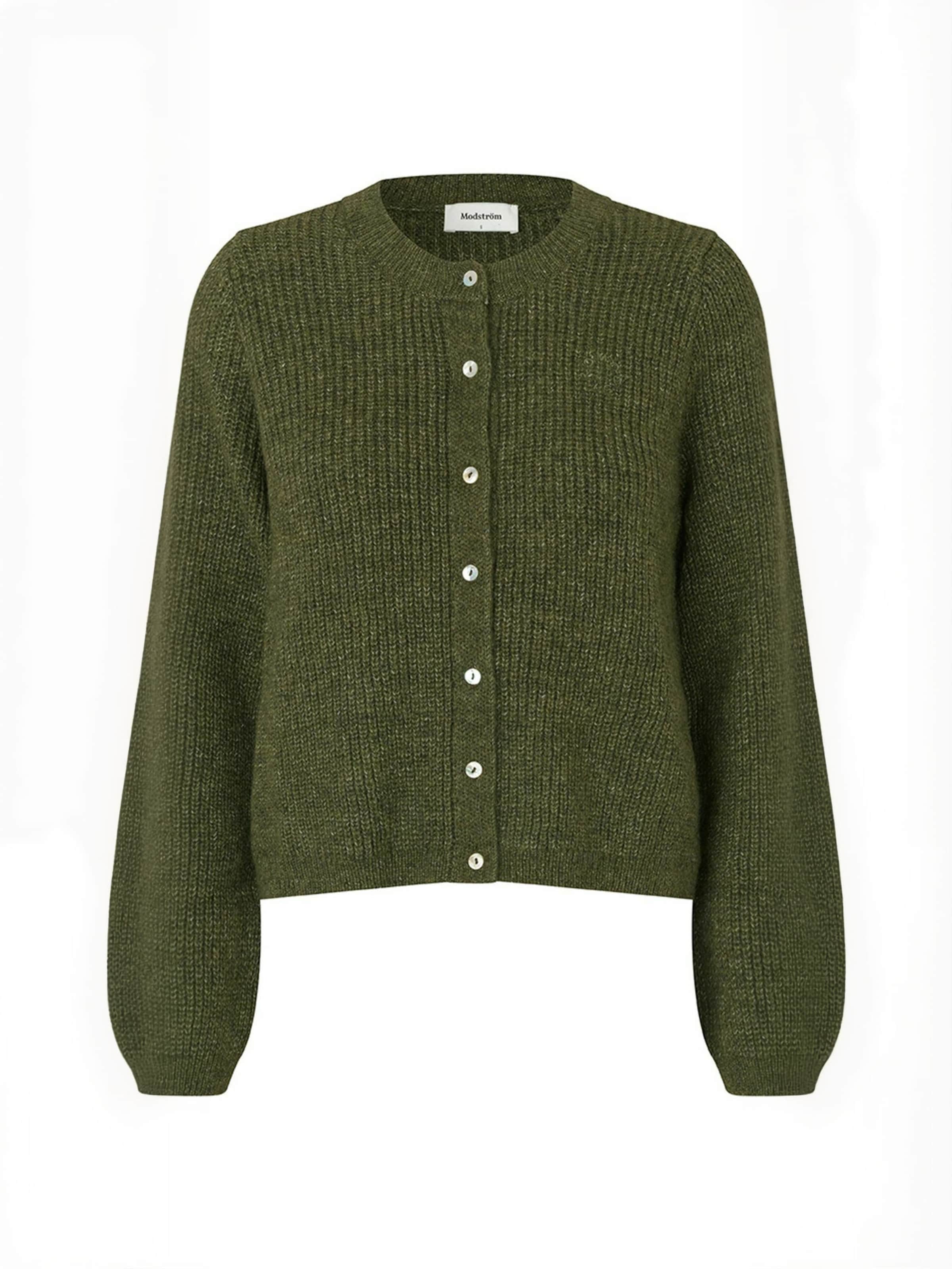Cardigan ' Crismd ' modström en vert : devant