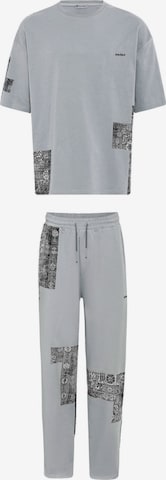 DandaloJogging komplet 'Charles' - siva boja: prednji dio