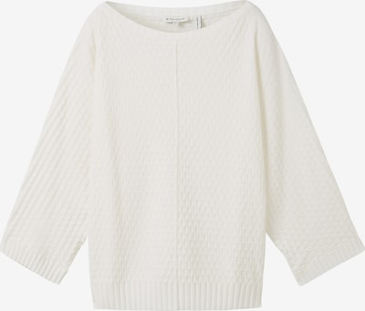 TOM TAILOR Pull-over en blanc naturel, Vue avec produit