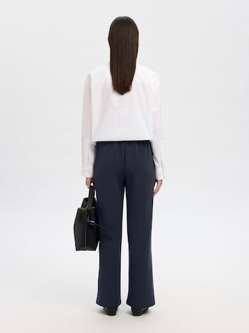 SELECTED FEMME Regular Broek in Blauw