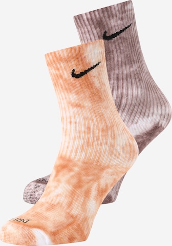 Nike Sportswear Sokken in Bruin: voorkant