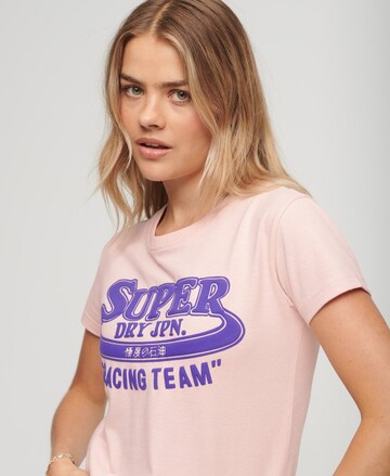 Superdry T-Shirt 'Archive' in Orange: predná strana