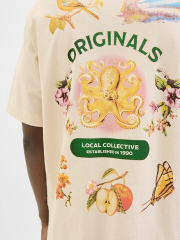 T-Shirt 'JORAcapulco' JACK & JONES en beige