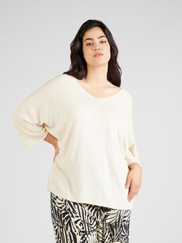 Pullover 'Juliet' di Z-One in beige: frontale