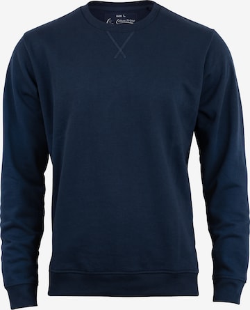 Sweat-shirt Cotton Prime en bleu : devant