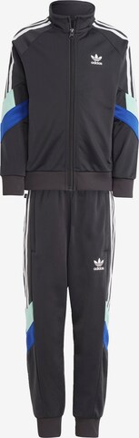 ADIDAS ORIGINALS Sweatsuit 'Rekive' in Black: front