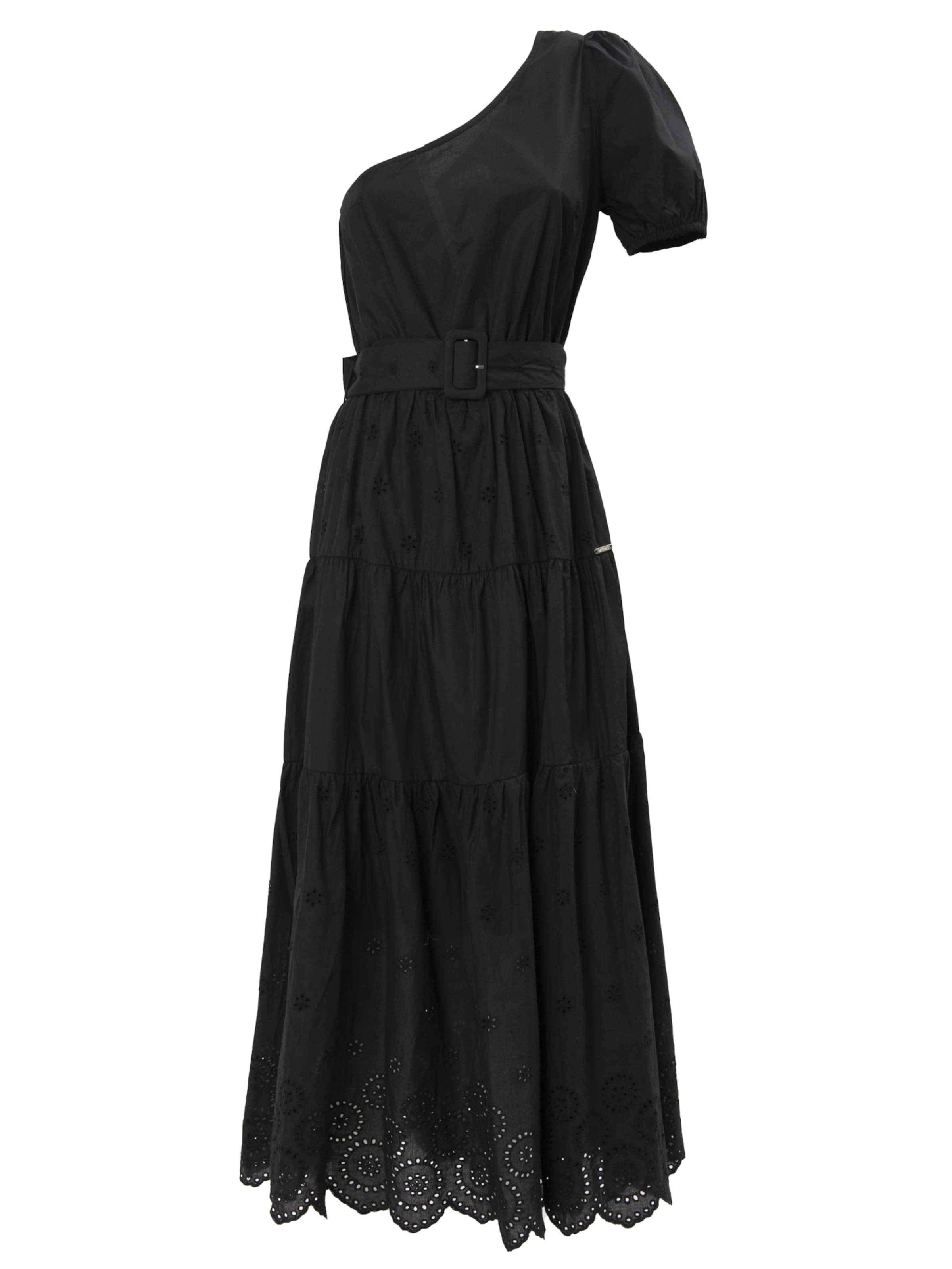 Influencer Dress in Black: front