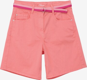 s.Oliver Regular Shorts in Pink: predná strana