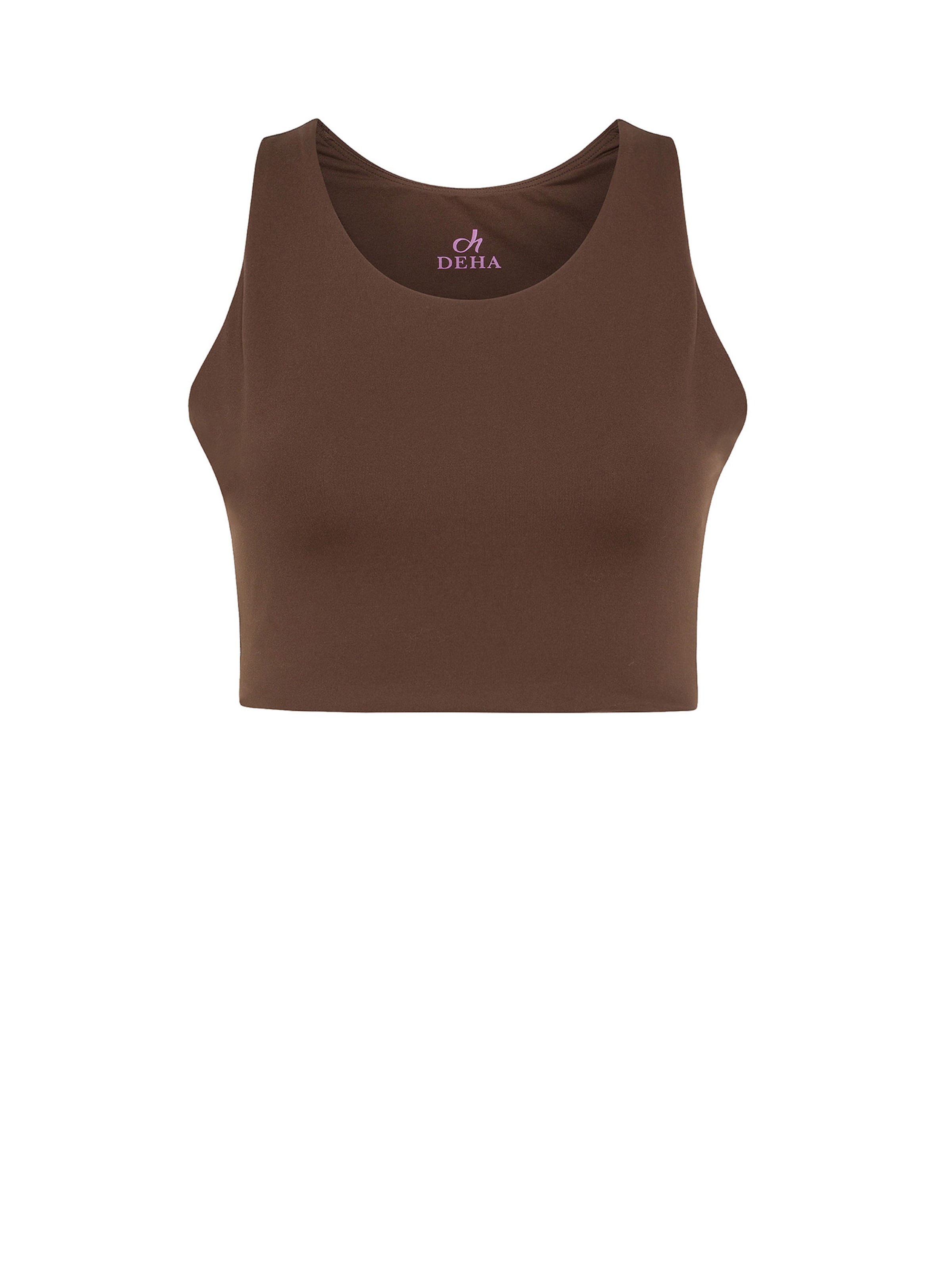 DEHA Top in Brown: front
