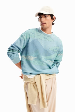 Desigual Sweatshirt i blå