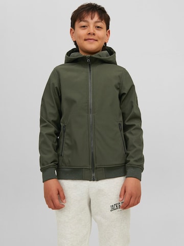 Jack & Jones Junior Performance Jacket in Green: front