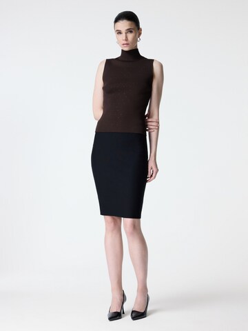 Tops en tricot adl en marron