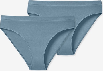 SCHIESSER Rioslip ' Feinripp - Pure Rib ' in Blau: predná strana