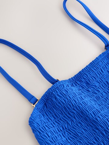 Next Bustier Bikinitop in Blauw