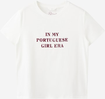 MANGO TEEN Paita 'PORTU' värissä valkoinen: etupuoli